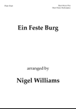 Ein Feste Burg, for Flute Duet mini preview