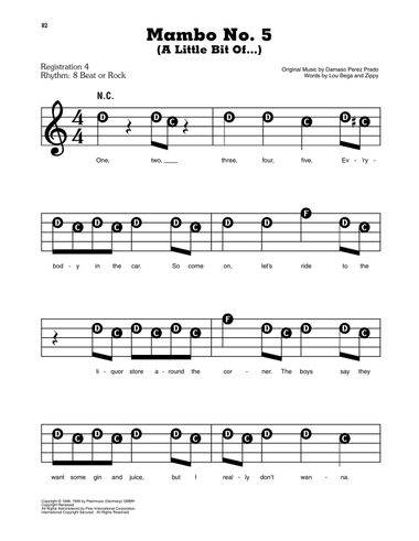 Mambo No. 5 (A Little Bit Of...)