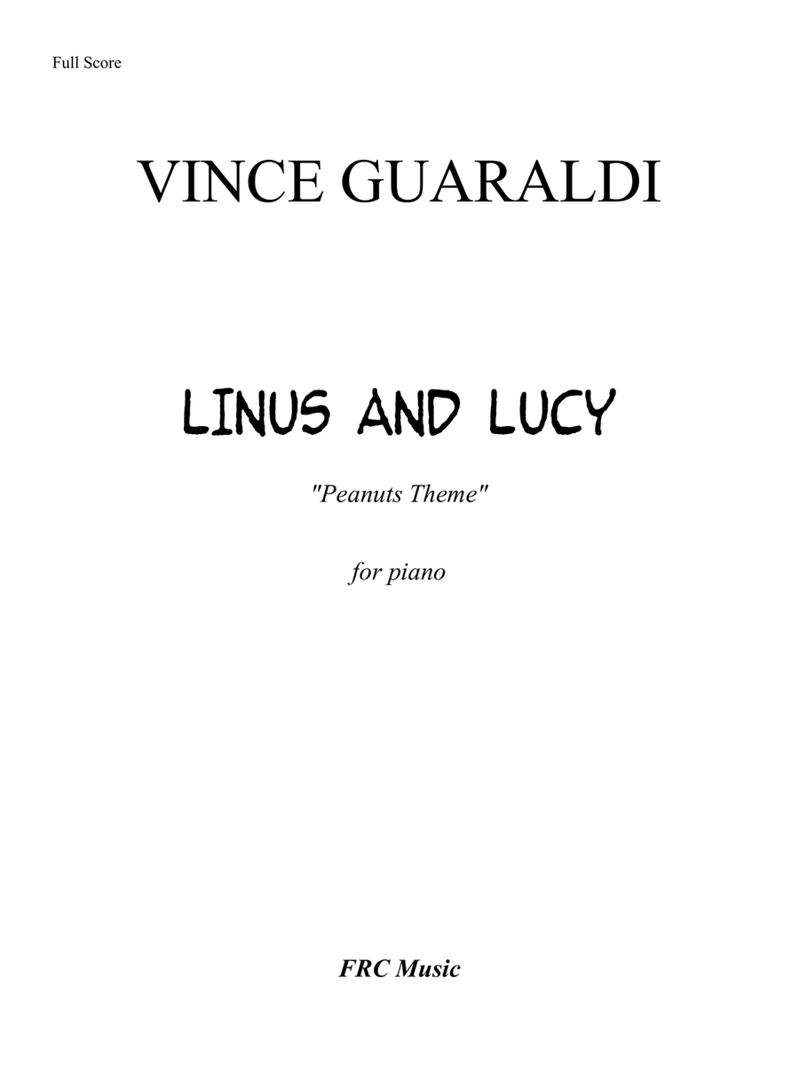 Linus And Lucy Piano Solo scores gallery preview page 2