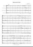 ABSALON, FILI MI - Josquin Desprez - for trombone quartet - Score and Parts