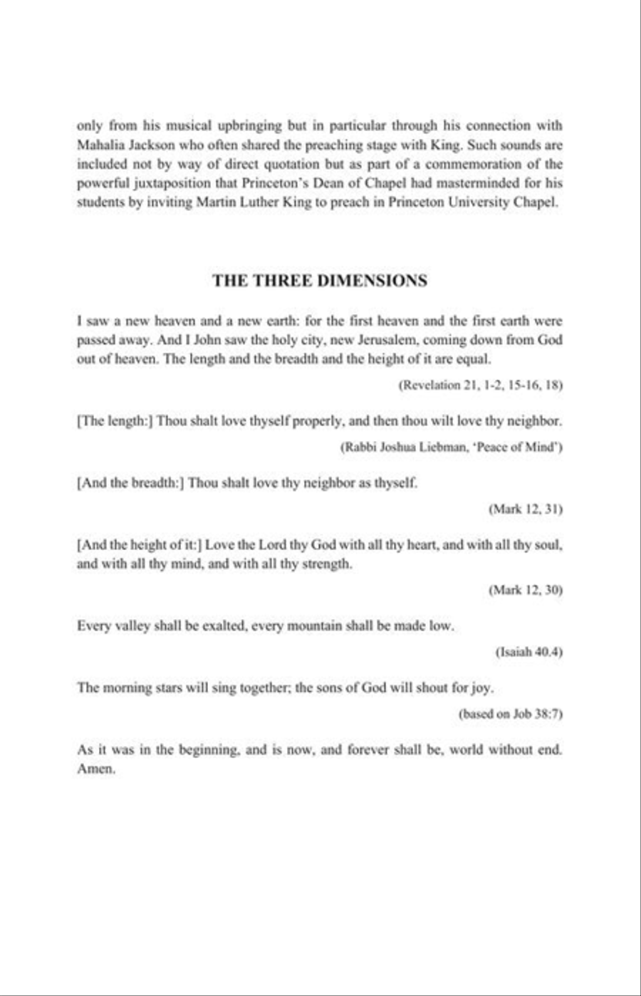 The Three Dimensions The Three Dimensions Choir scores gallery preview page 4