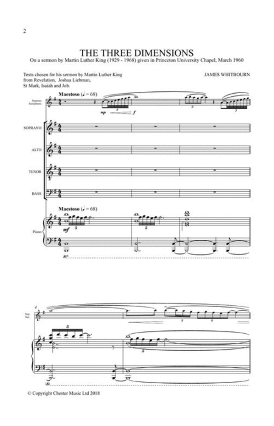 The Three Dimensions The Three Dimensions Choir scores gallery preview page 5