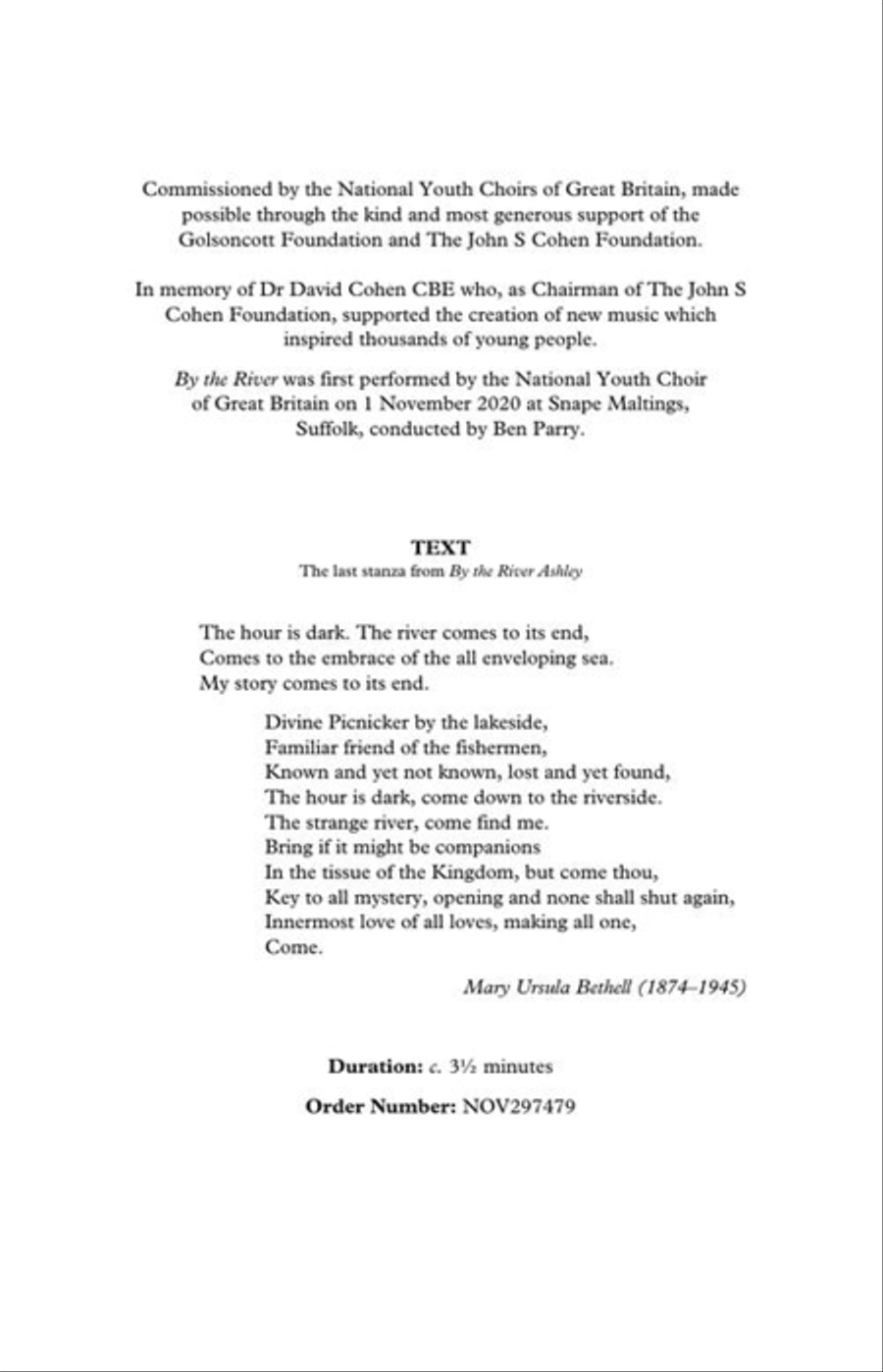 By the River By the River 4-Part scores gallery preview page 3