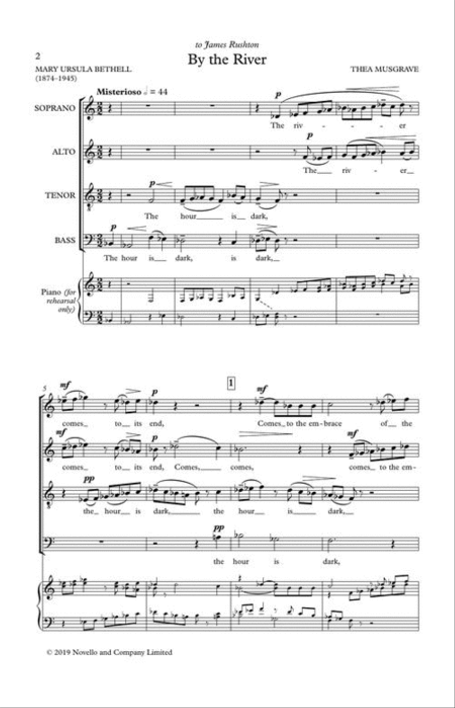 By the River By the River 4-Part scores gallery preview page 5