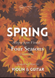 DUET - Four Seasons Spring (Allegro) for VIOLIN and ACOUSTIC GUITAR - F Major mini preview