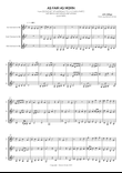 AS FAIR AS MORN - John Wilbye - Bb Clarinet trio - Score and Parts