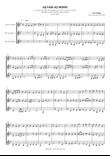 AS FAIR AS MORN - John Wilbye - Bb trumpet trio - Score and Parts
