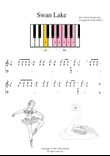 Swan Lake Theme for beginner piano