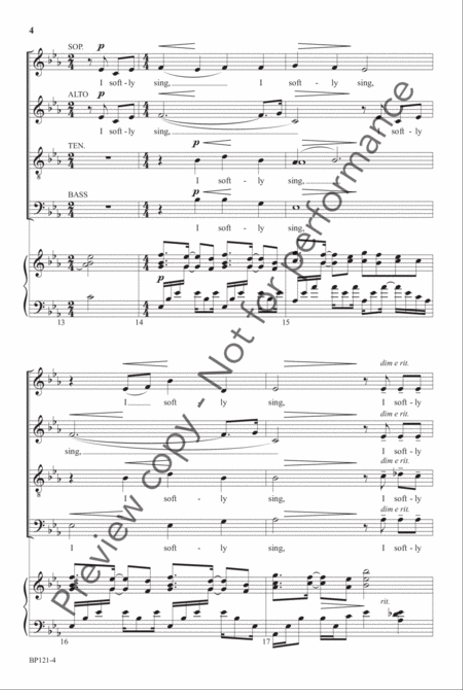 The Gift To Sing (SATB) The Gift To Sing (SATB) 4-Part scores gallery preview page 4