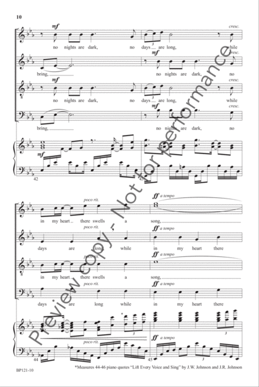 The Gift To Sing (SATB) The Gift To Sing (SATB) 4-Part scores gallery preview page 10