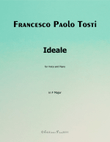 Ideale, by Tosti, in F Major