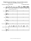 Sleigh Jaunts for Strings, Corno & Percussion