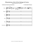 Illustrations 19 & 23 for Strings & Corno