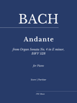 Bach: Andante from Organ Sonata No. 4, BWV 528: II. Andante [Adagio]