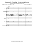 Canons for Chamber Orchestra & Corno
