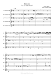 Canzona - Andrea Gabrieli - for Bb Trumpet Quintet - Score and Parts