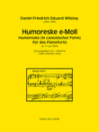 Humoreske (in canonischer Form) für Pianoforte e-Moll op. 11 (um 1850)