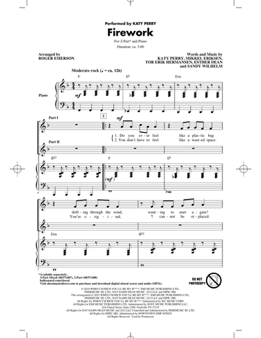 Firework (arr. Roger Emerson)