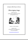 3 Beautiful Gypsy Songs for violin or cello & guitar