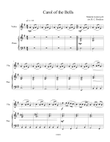 Carol of the Bells (Violin Solo with Piano Accompaniment)