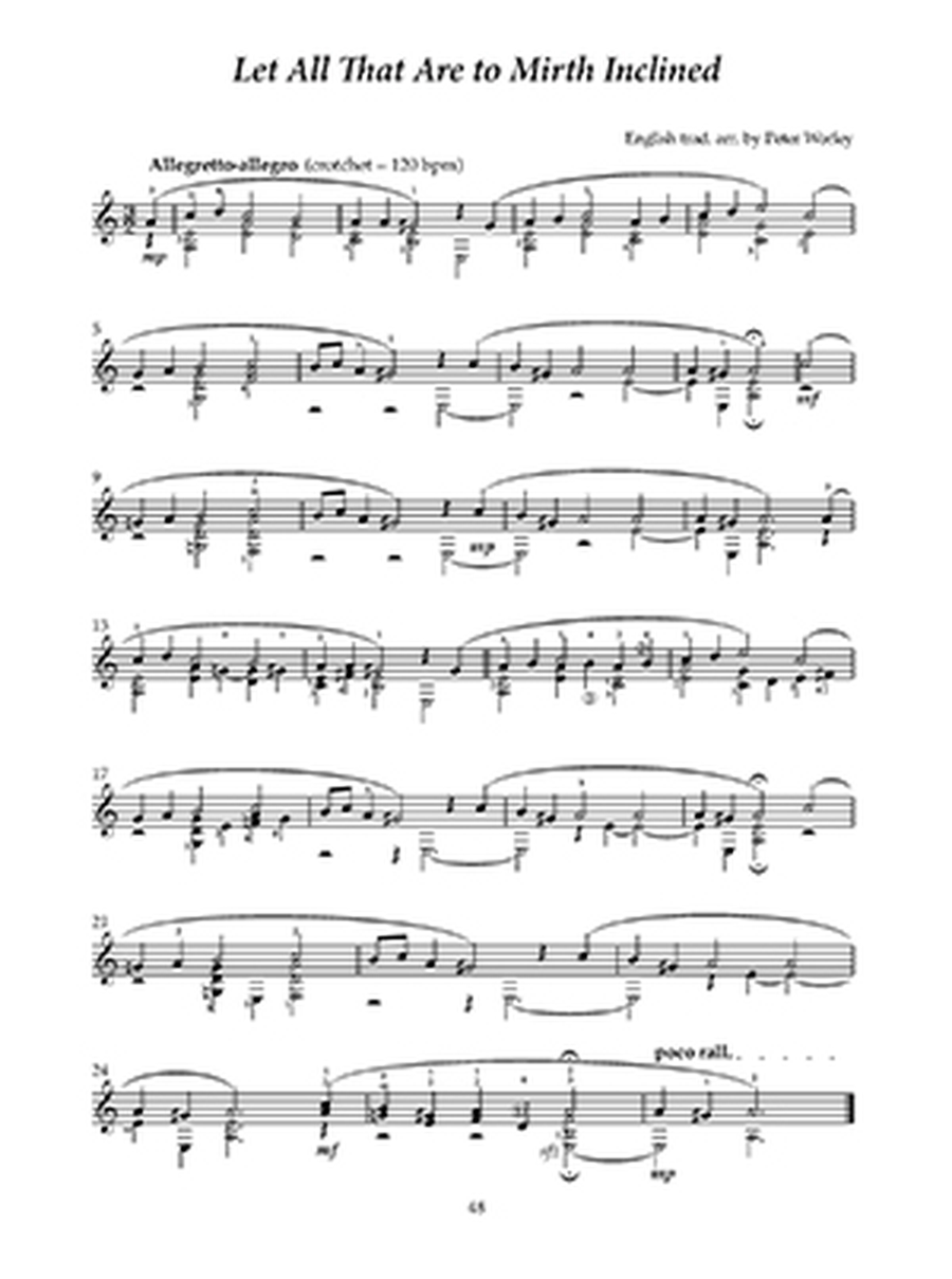 Christmas Music in the British Isles for Classic Guitar Guitar scores gallery preview page 3