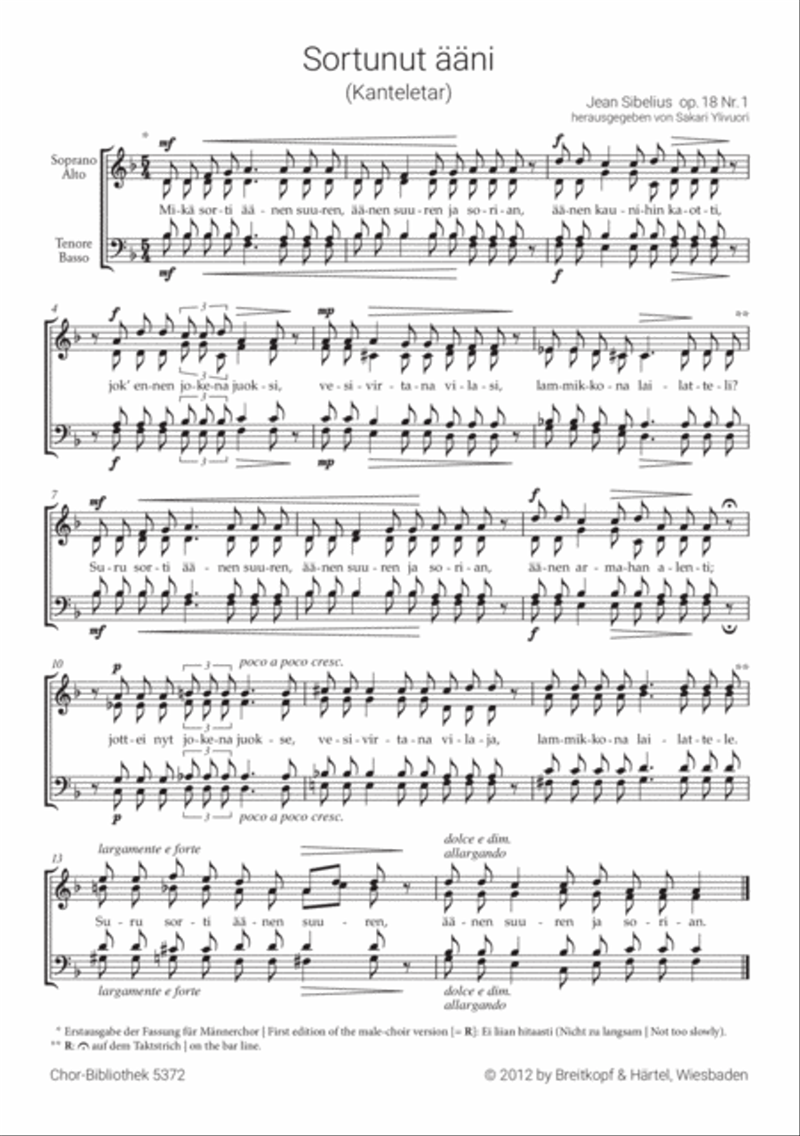 4 Part-Songs from Op. 18 4-Part scores gallery preview page 2