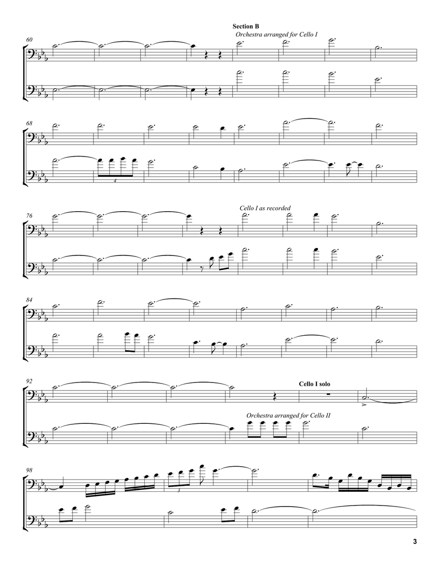 Game Of Thrones Medley Game Of Thrones Medley String Duet scores gallery preview page 3