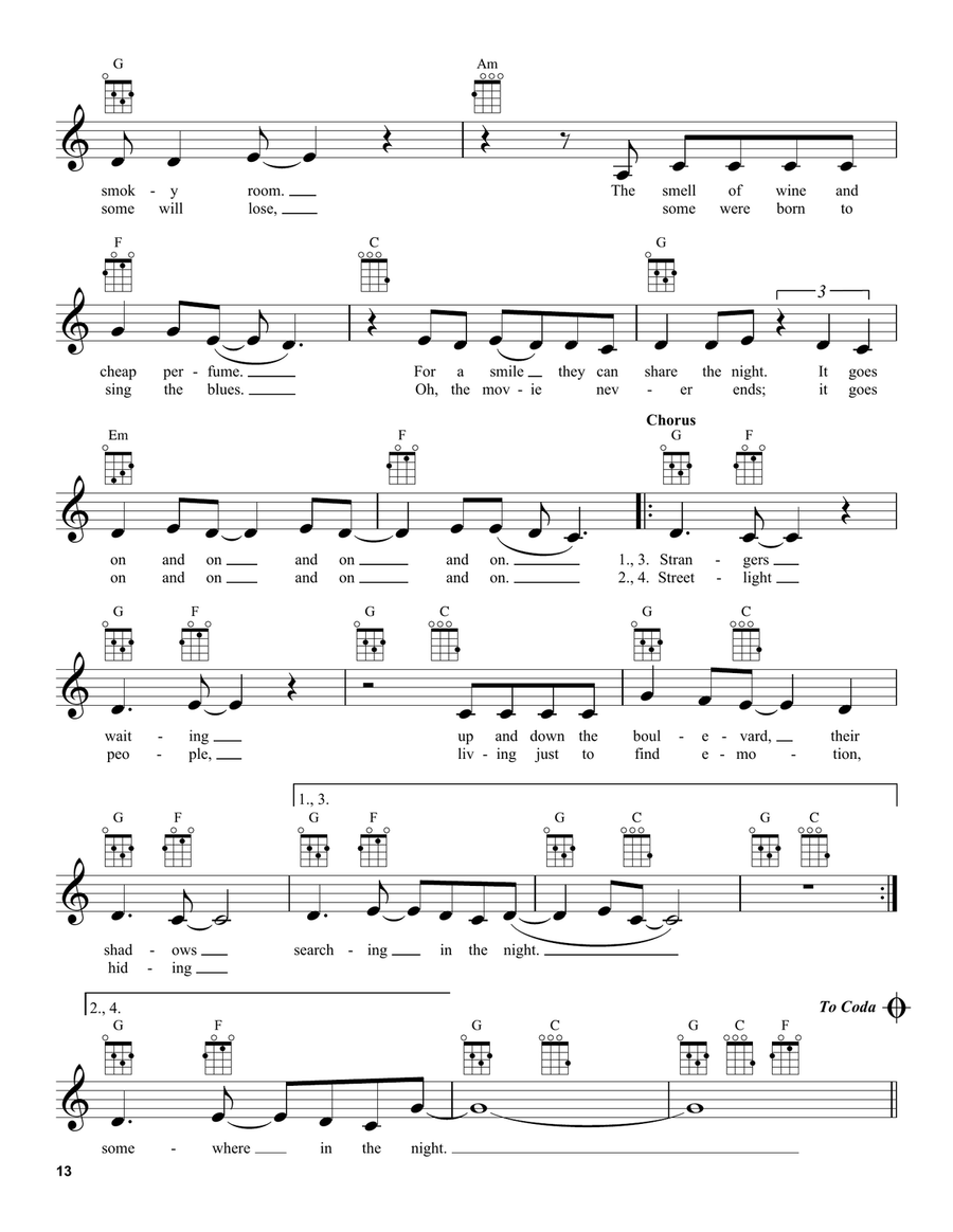 Don't Stop Believin' Don't Stop Believin' Ukulele scores gallery preview page 2