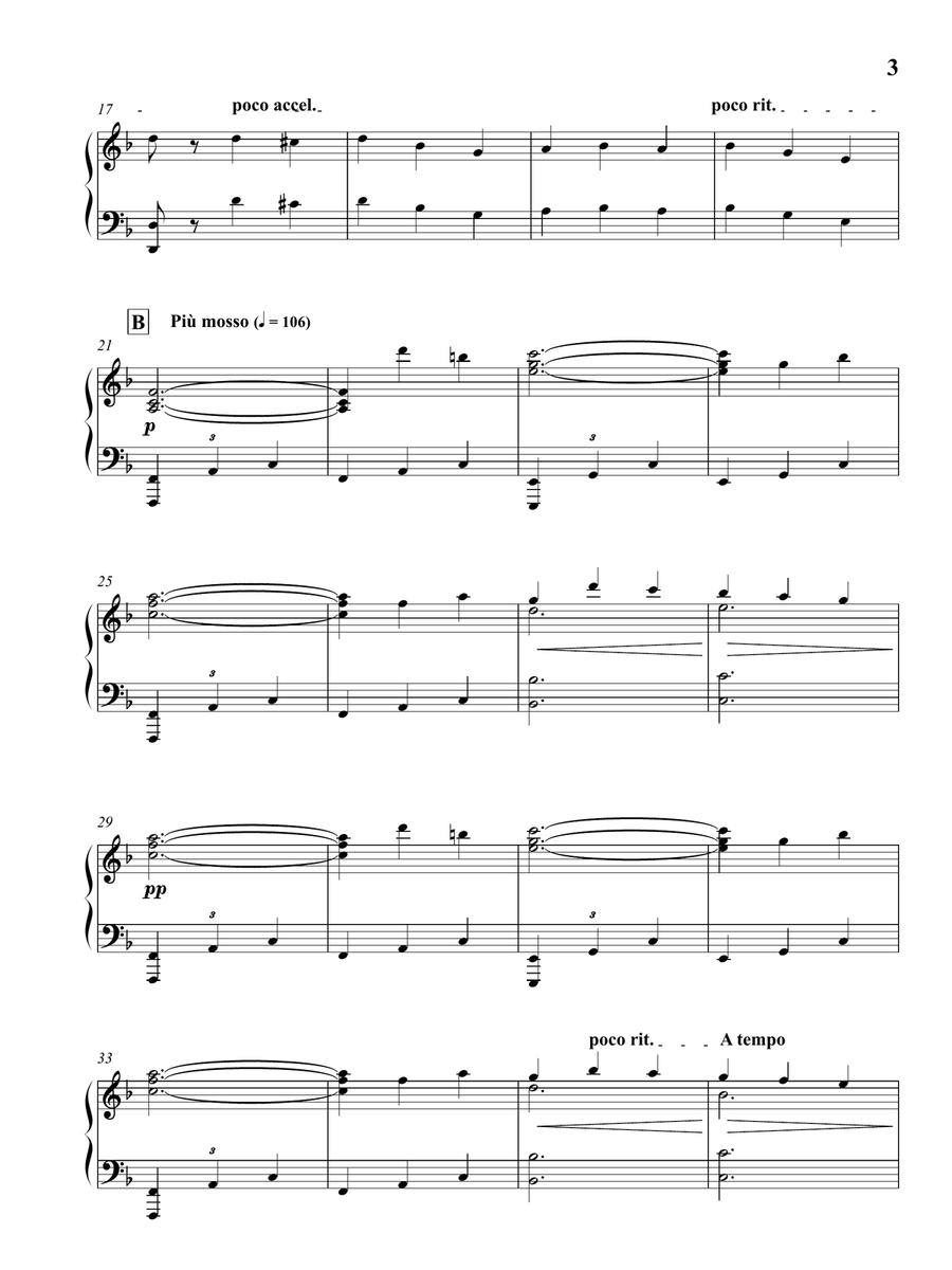 Cimarosa: Sonata No. 42 in D minor (as played by Víkingur Ólafsson) Piano Method scores gallery preview page 4
