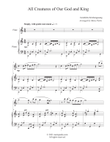 All Creatures of Our God and King (Flute-Piano)