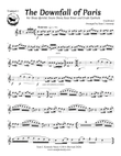 The Downfall of Paris for Brass Quintet and Percussion
