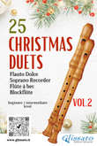 25 Christmas Duets for soprano recorder - VOL.2 mini preview