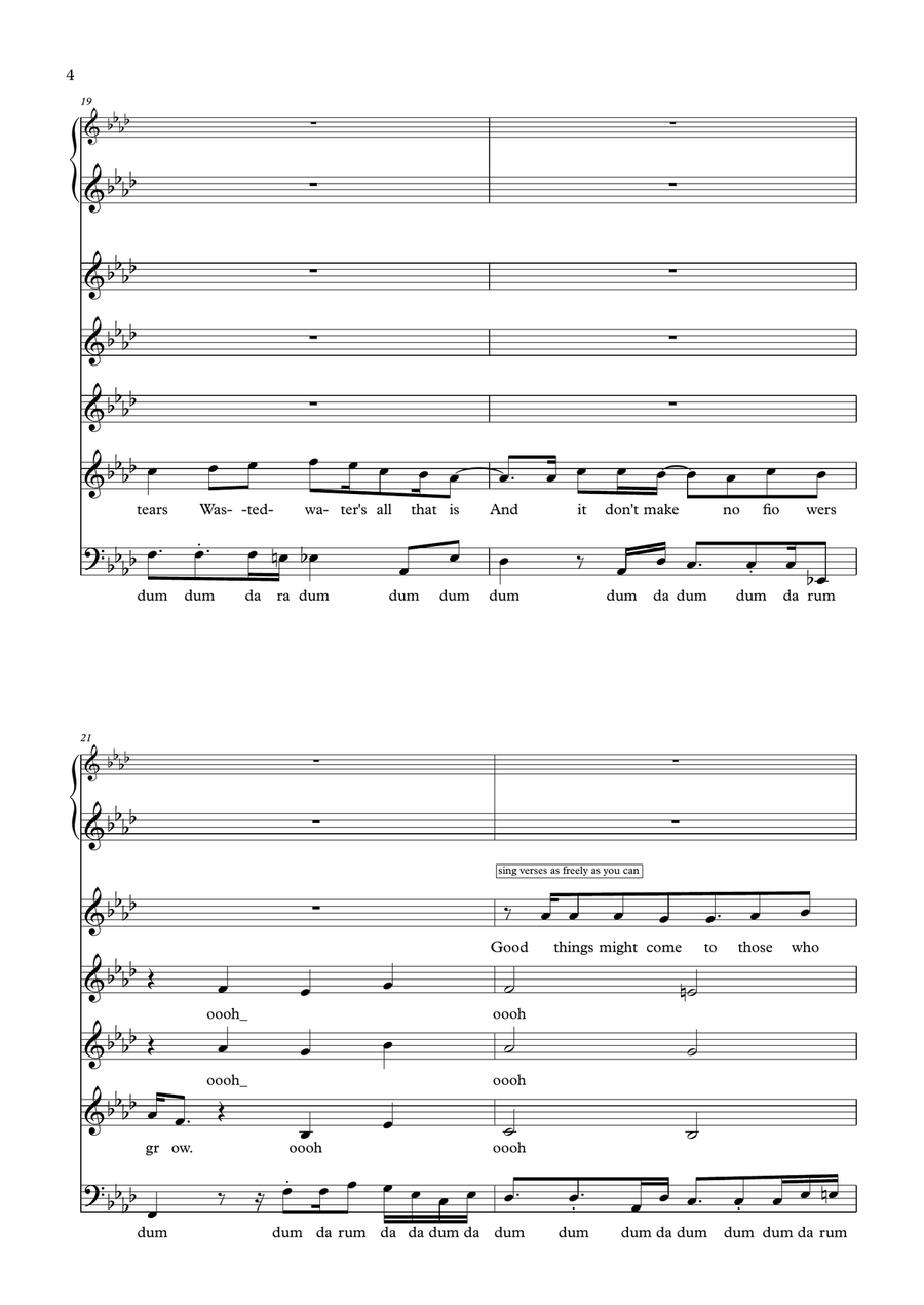 Just The Two Of Us Just The Two Of Us Choir scores gallery preview page 4