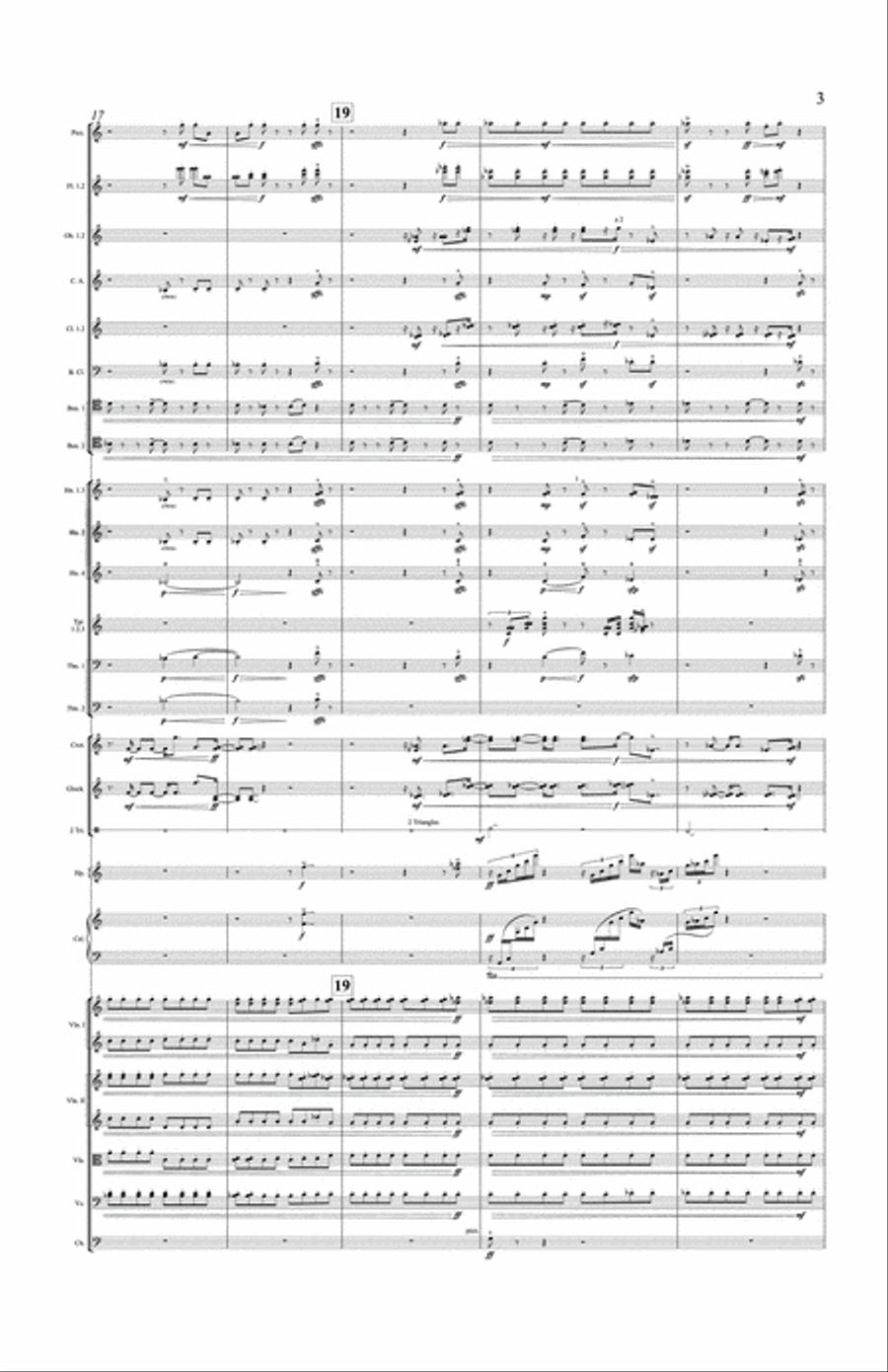Clear, Loud, Bright, Forward - Full Score Orchestra scores gallery preview page 3