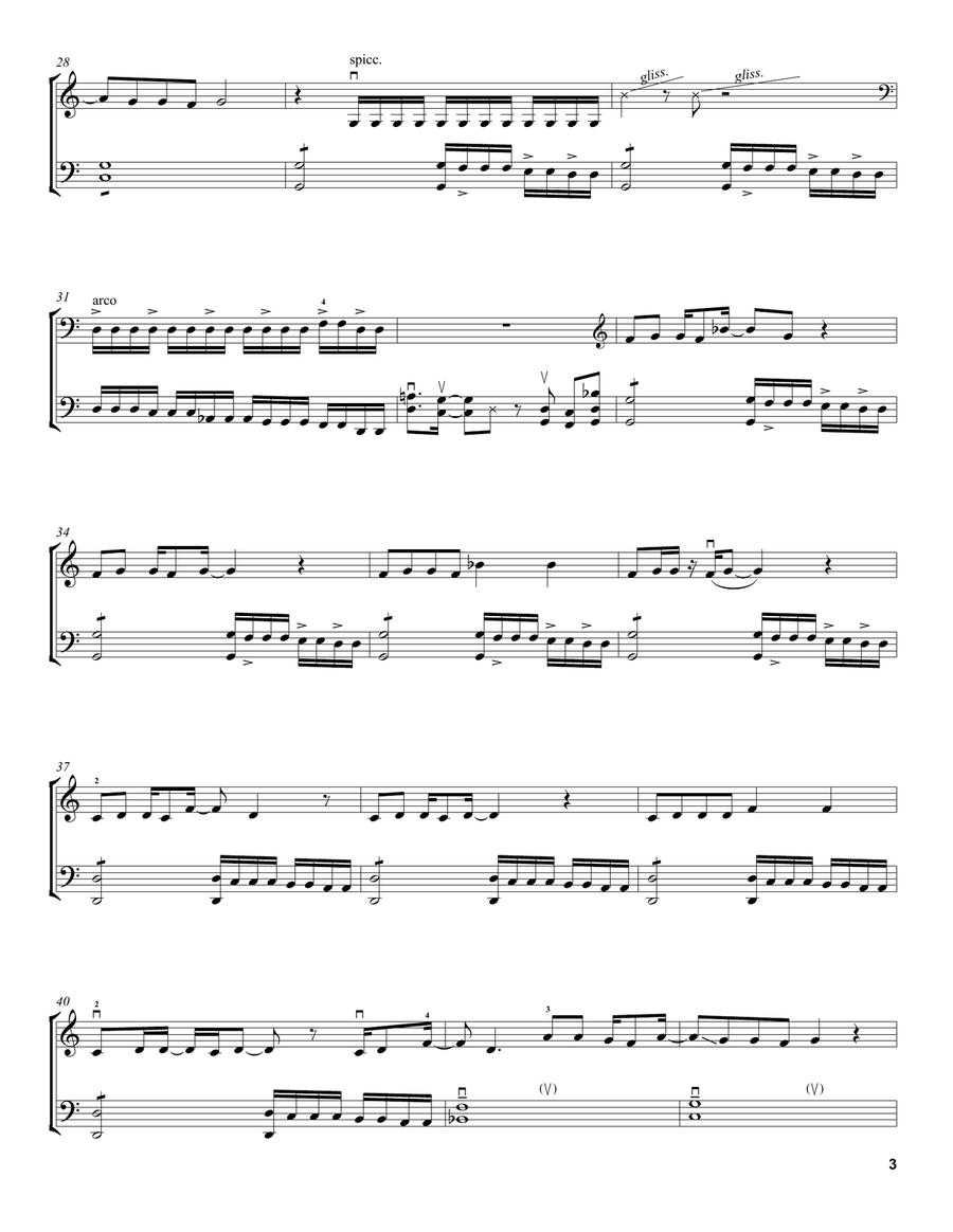 Welcome To The Jungle Welcome To The Jungle String Duet scores gallery preview page 3