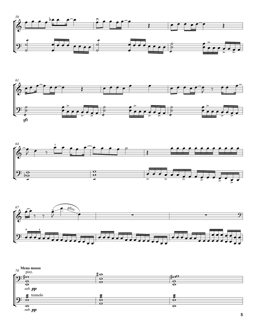 Welcome To The Jungle Welcome To The Jungle String Duet scores gallery preview page 5