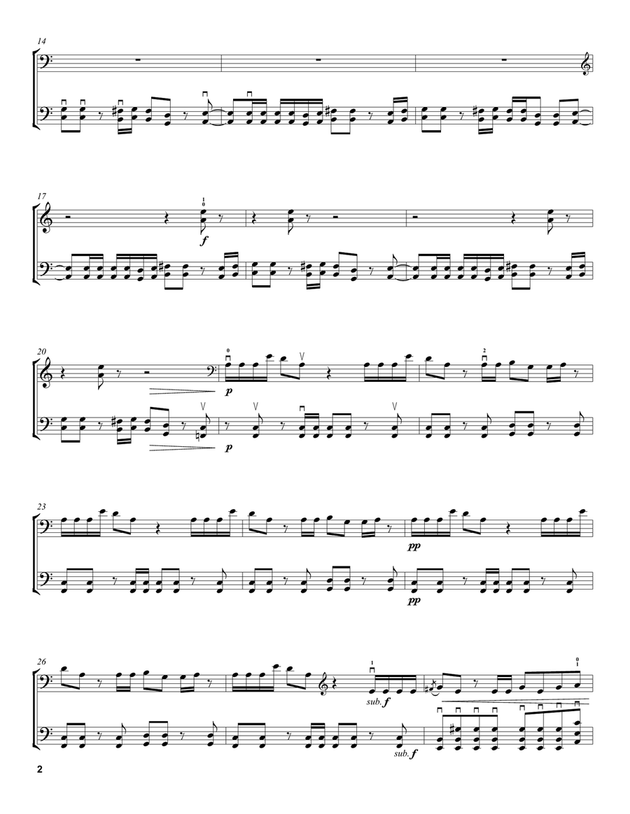 Smooth Criminal Smooth Criminal String Duet scores gallery preview page 2