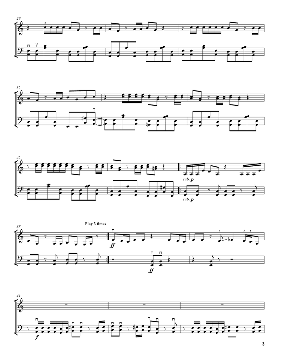 Smooth Criminal Smooth Criminal String Duet scores gallery preview page 3