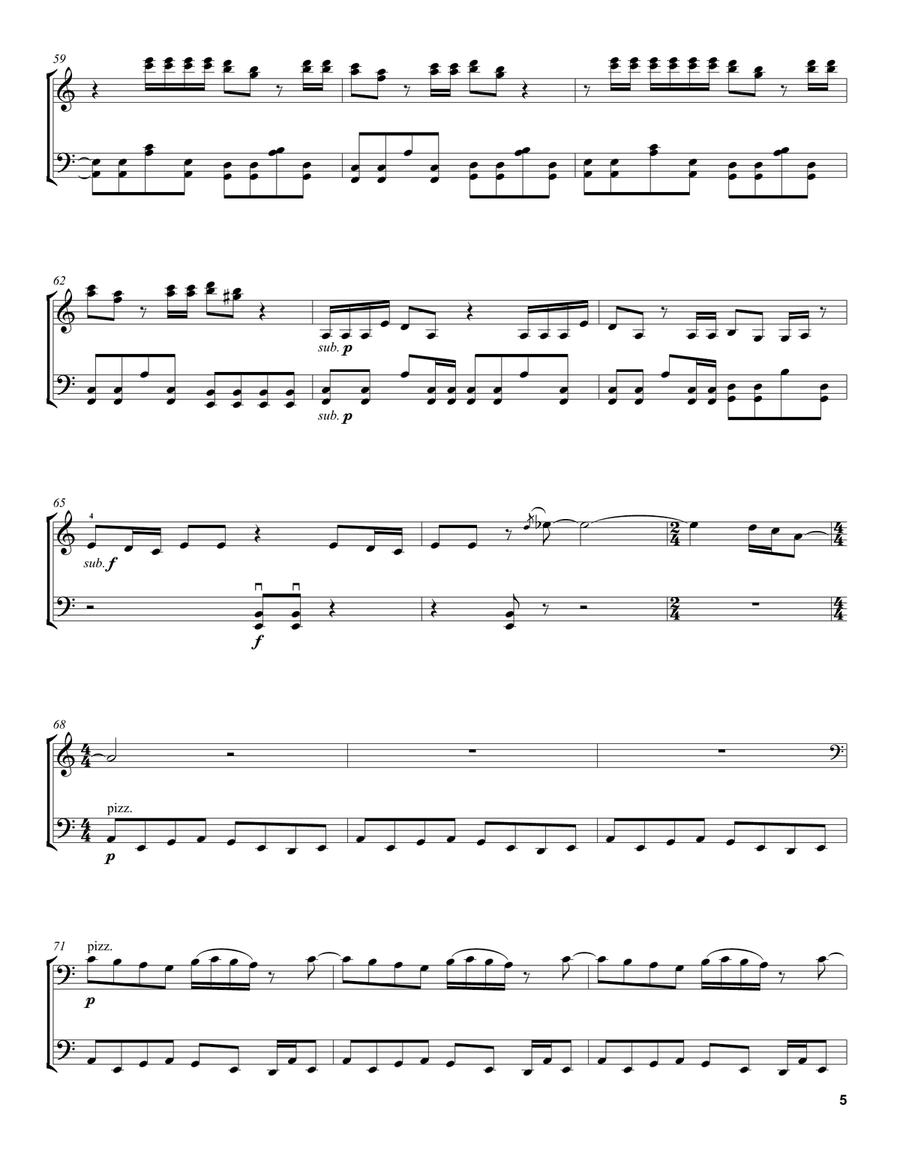 Smooth Criminal Smooth Criminal String Duet scores gallery preview page 5
