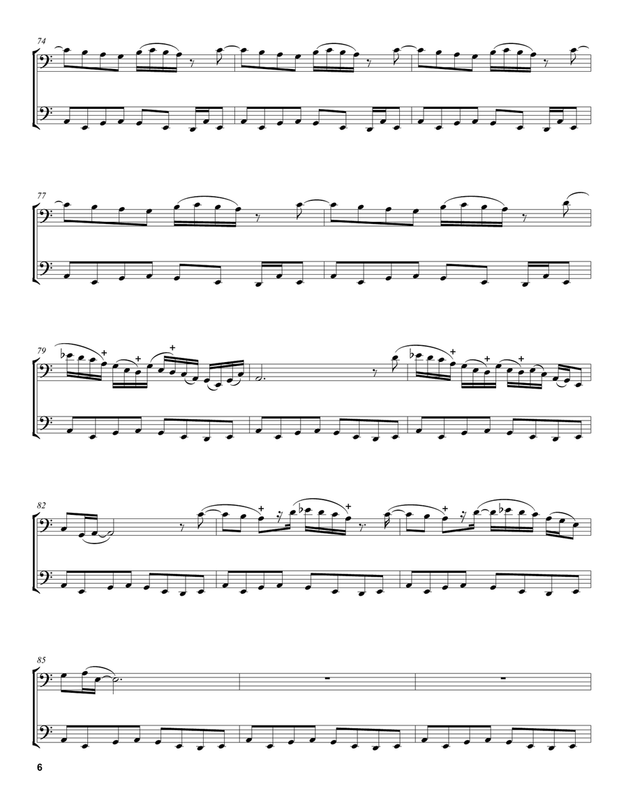Smooth Criminal Smooth Criminal String Duet scores gallery preview page 6