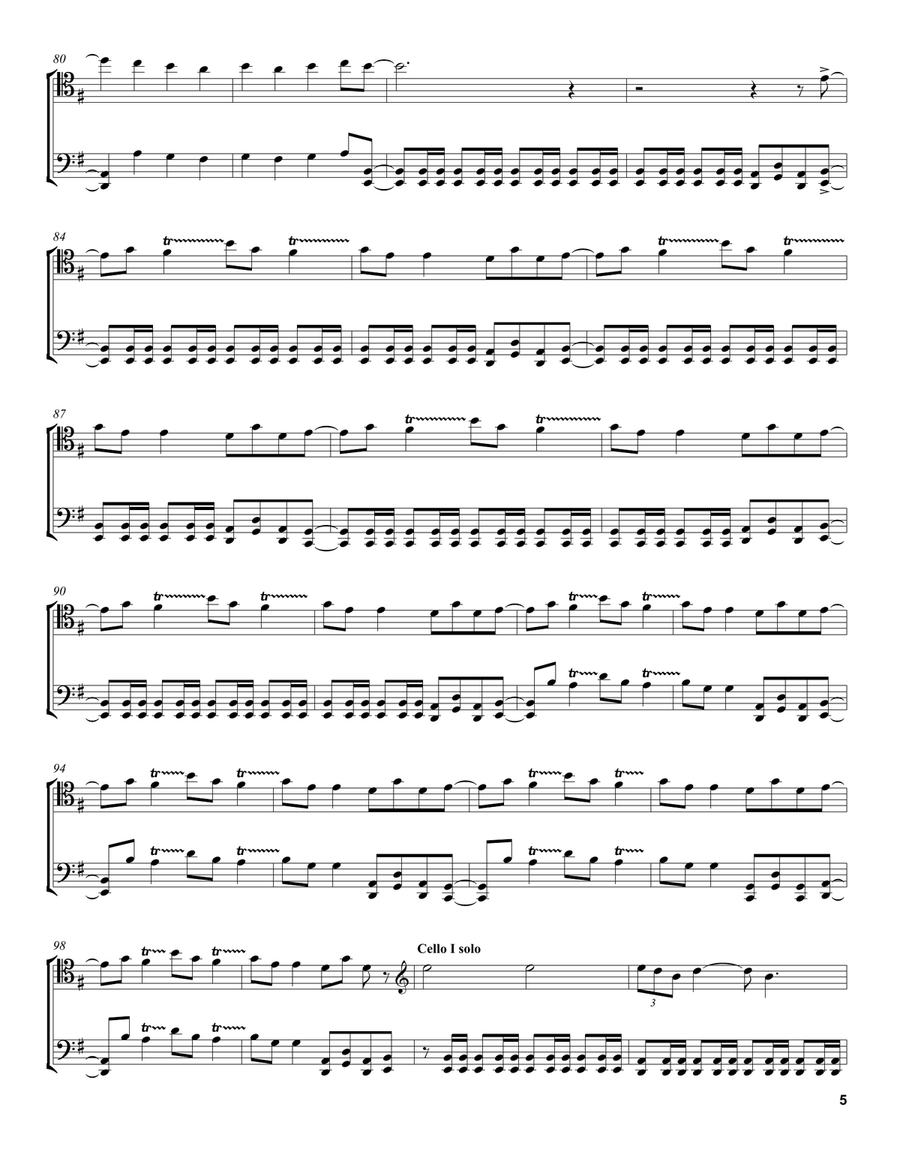 The Trooper The Trooper String Duet scores gallery preview page 5