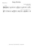 Happy Birthday to you French Horn duet