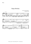Happy Birthday to you PIANO