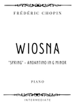 Chopin - Andantino in G Minor (Wiosna-Spring) - Intermediate