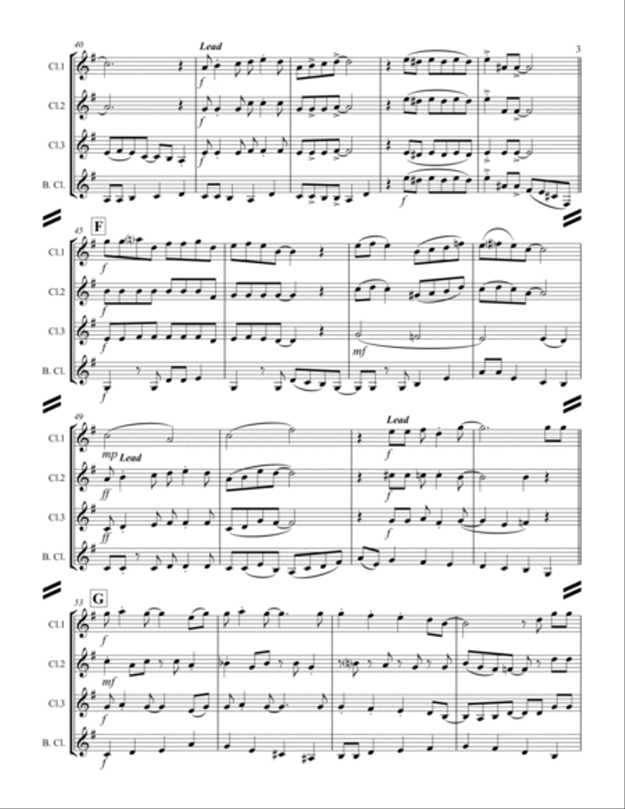 Jingle Bell Rock Woodwind Ensemble scores gallery preview page 4