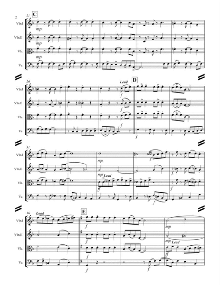 Jingle Bell Rock Cello scores gallery preview page 3