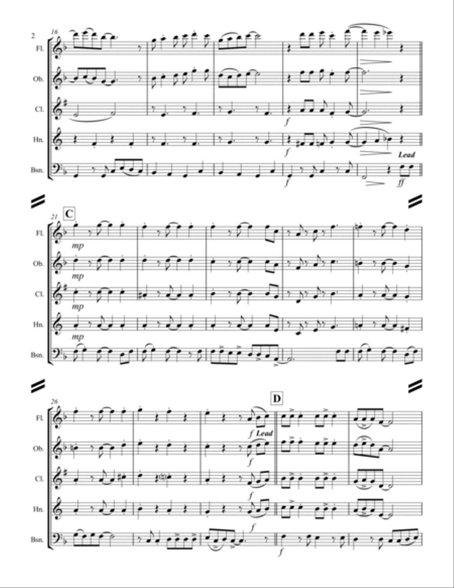 Jingle Bell Rock Bassoon scores gallery preview page 3
