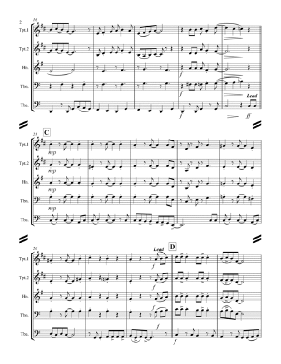 Jingle Bell Rock Horn scores gallery preview page 3
