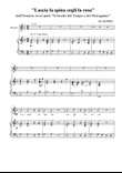 Haendel Lascia la spina, cogli la rosa F major soprano voice and piano