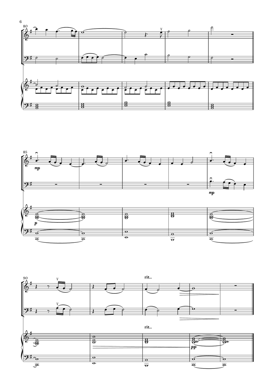 Lovely Lovely Piano Trio scores gallery preview page 6